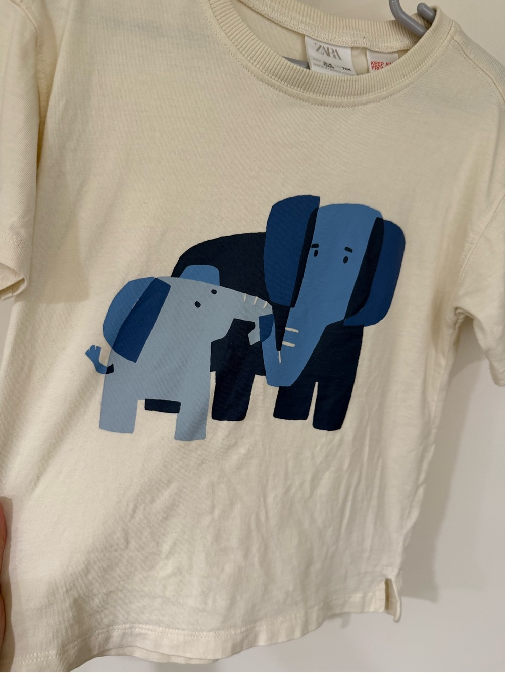 Zara Elephant Tee 3-4 Years - Picture 4 of 5